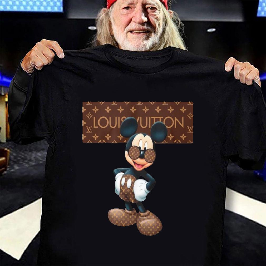 Funny Disney Mickey Mouse Louis Vuitton Mens T Shirt, Louis