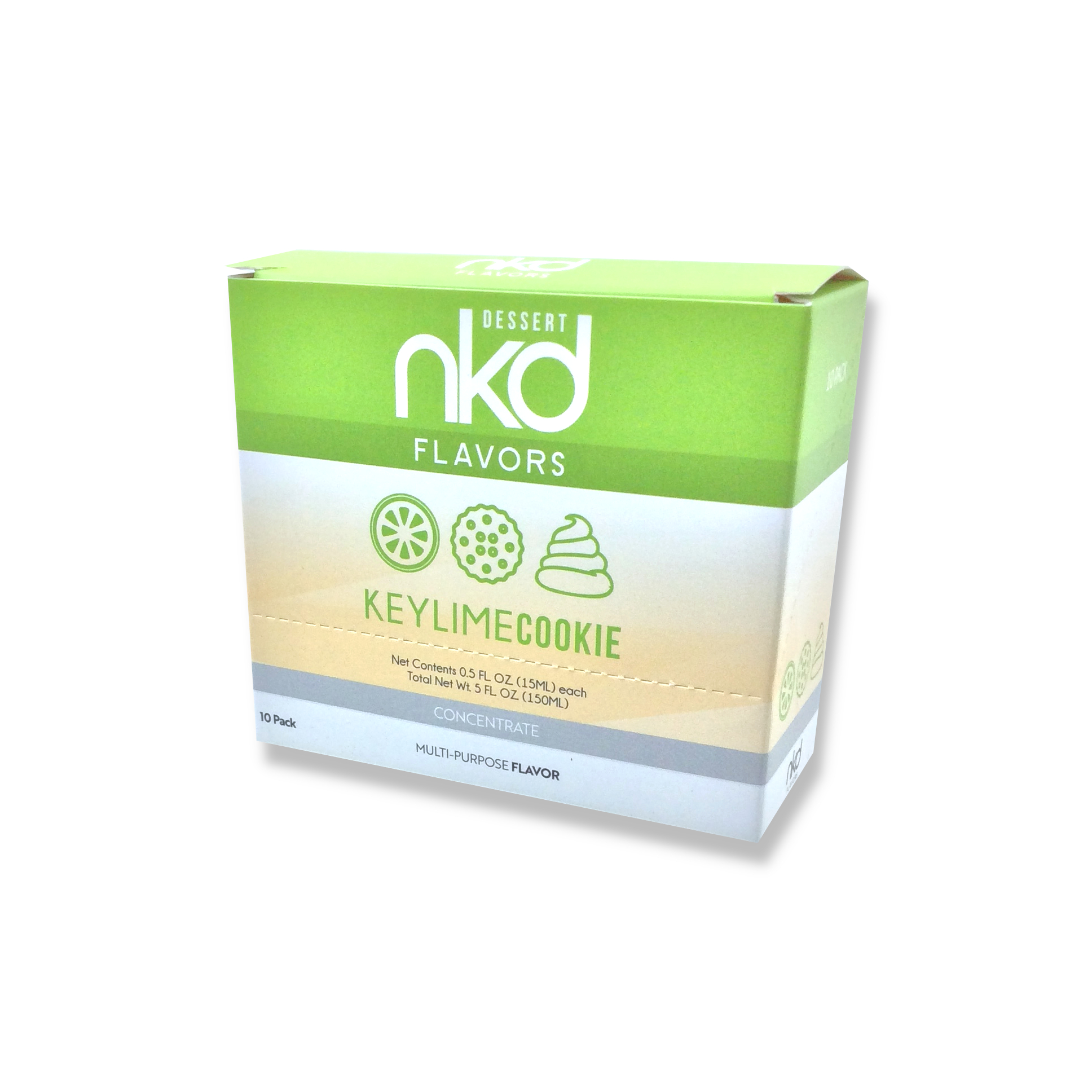 NAKED FLAVORS KEYLIME COOKIES 15ML NO NICOTINE