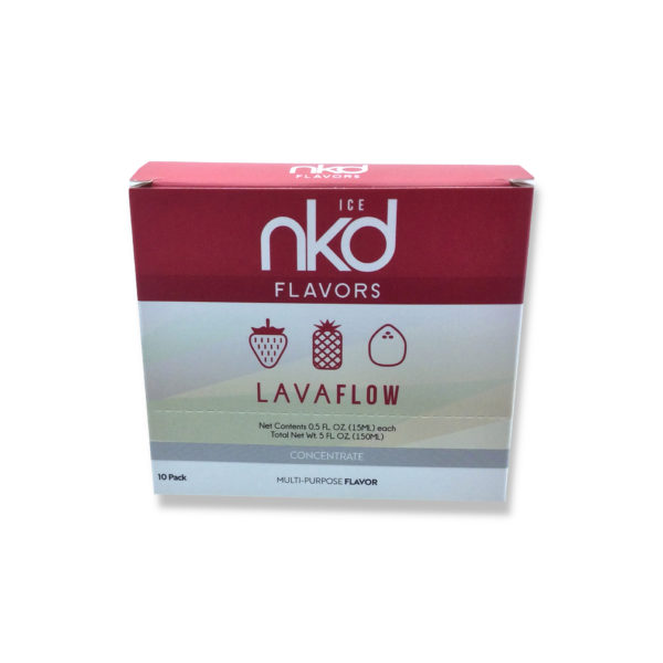 Naked Flavors Lava Flow Ice Ml No Nicotine