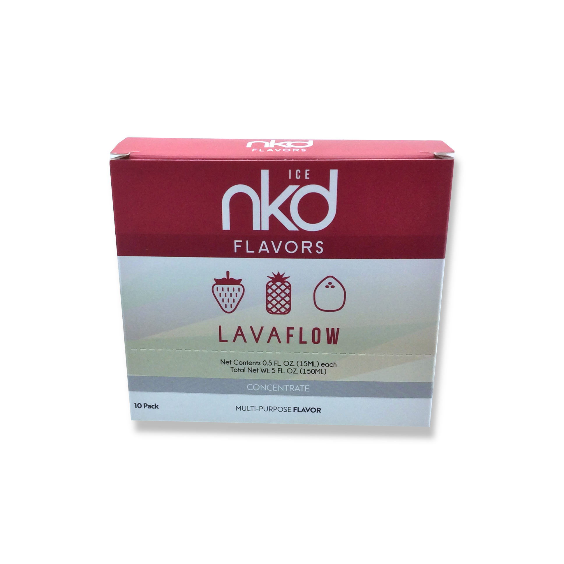 NAKED FLAVORS LAVA FLOW ICE 15ML NO NICOTINE