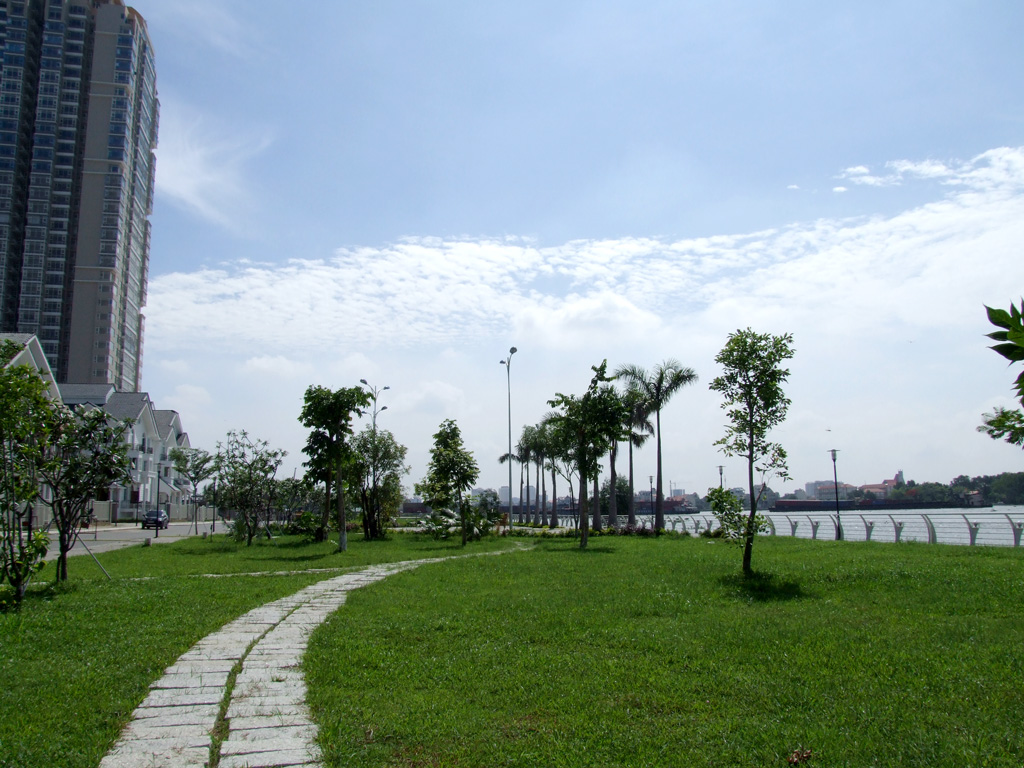 Công viên nội khu ven sông Sài Gòn