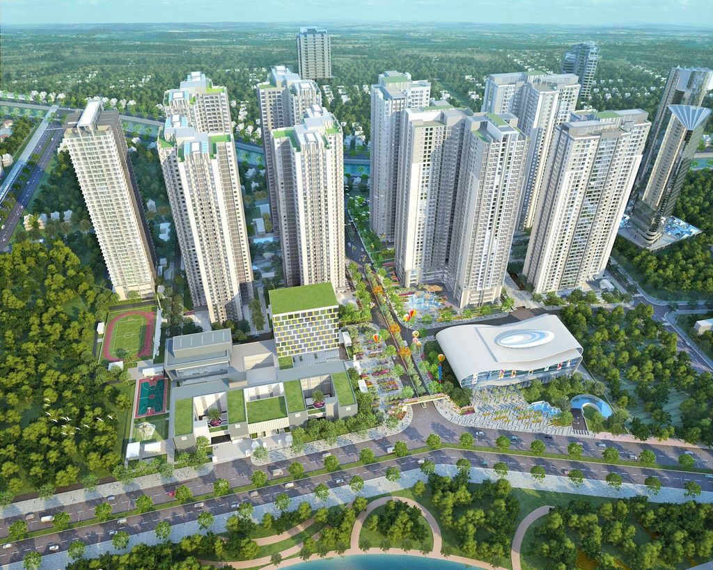 Phối cảnh dự án Goldmark City 136 Hồ Tùng Mậu