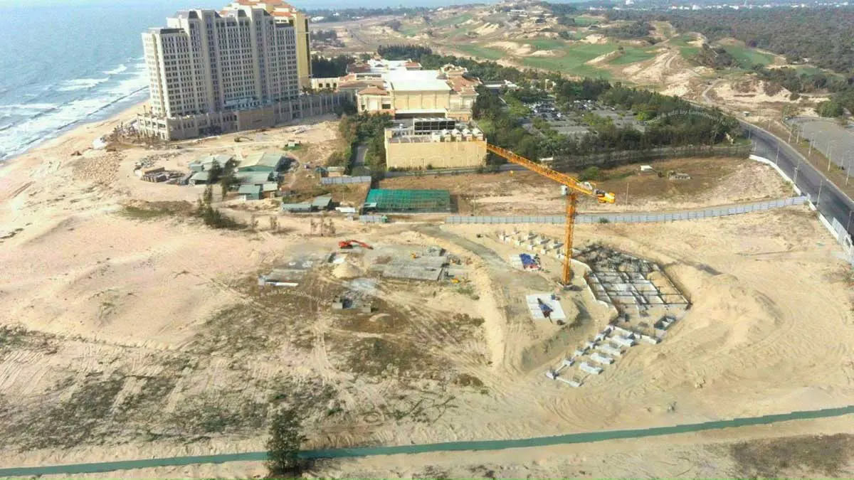 Tiến độ xây dựng Ixora Hồ Tràm tháng 3/2021