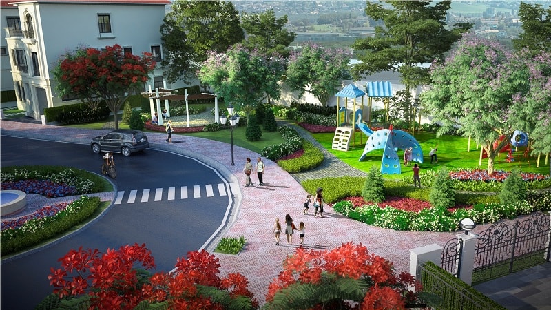 Phối cảnh nội khu dự án Hoàng Huy Mall