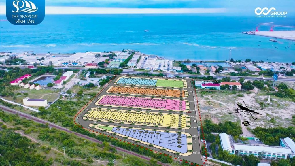 Tổng thế dự án đất nền The Seaport Bình Thuận
