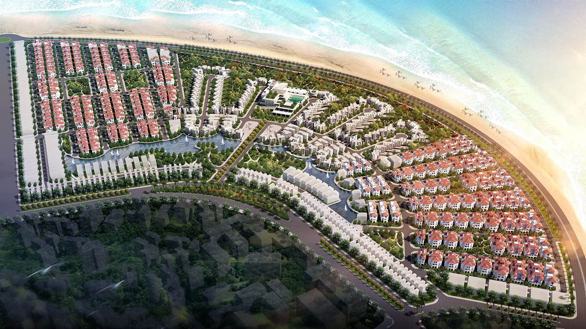 Phối cảnh tổng thể dự án Sun Grand City Feria