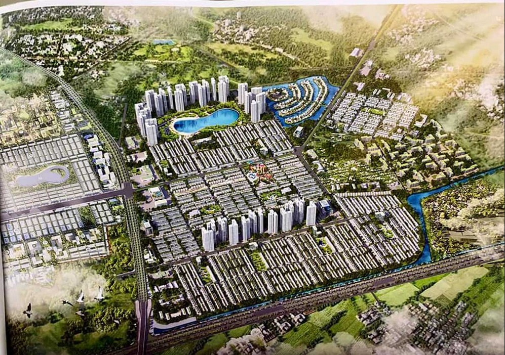 Phối cảnh tổng thể khu đô thị Vinhomes Dream City