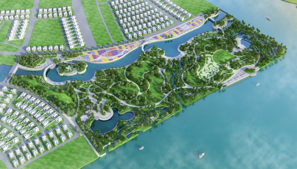 Công viên ven sông dự án Palm Marina