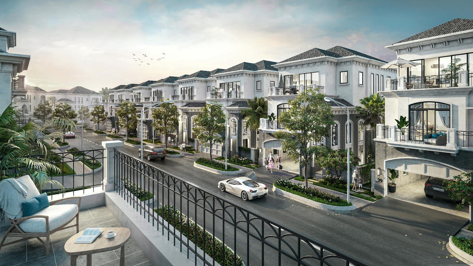 Phối cảnh biệt thự Premium Villa mẫu 1 - Grand Bay Hạ Long