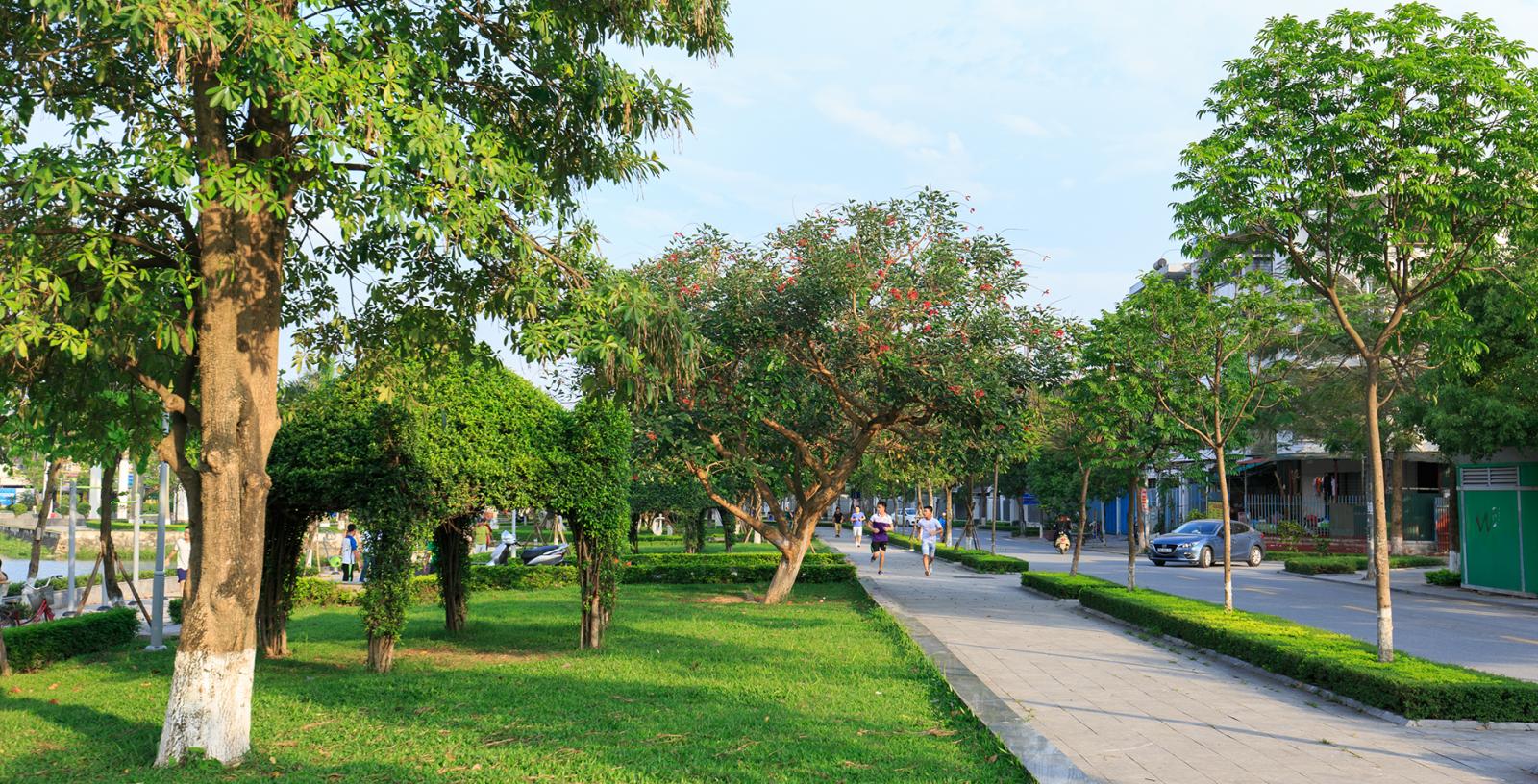 Công viên tại KĐT mới Văn Phú