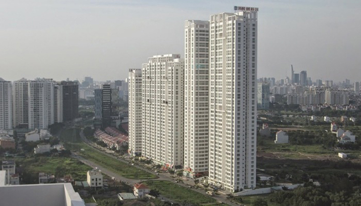 Hình ảnh thực tế dự án khu căn hộ Phú Hoàng Anh