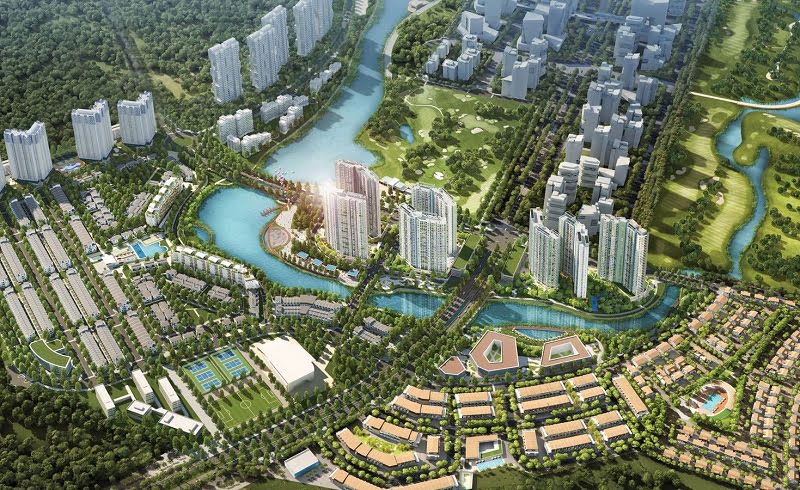 Phối cảnh Khu đô thị Ecopark