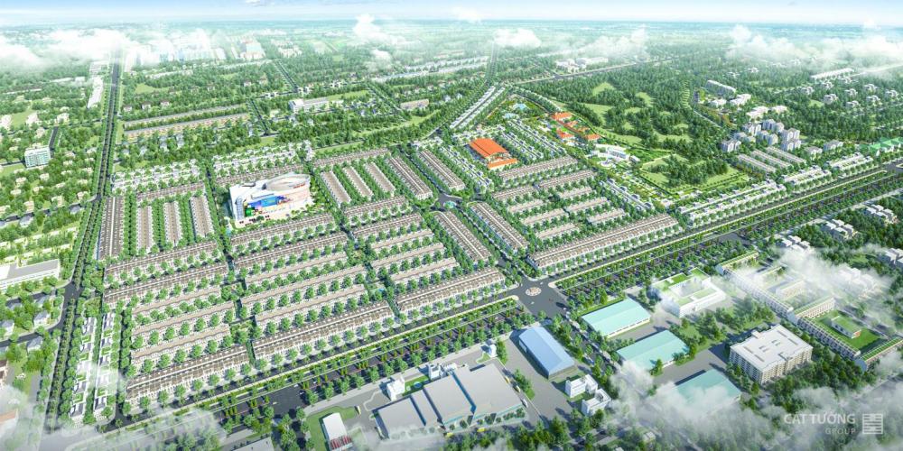 Phối cảnh tổng thể dự án Khu đô thị phức hợp – cảnh quan Cát Tường Phú Hưng
