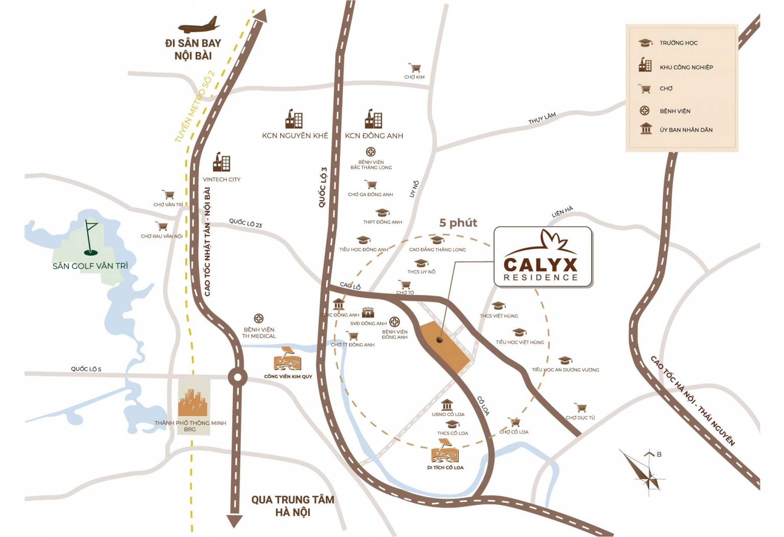 Vị trí dự án Calyx Residence 
