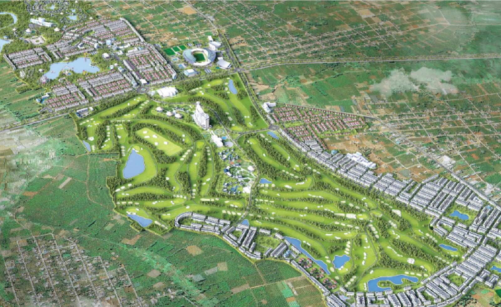Phối cảnh tổng thể dự án FLC Gia Lai Golf Club & Luxury Resort