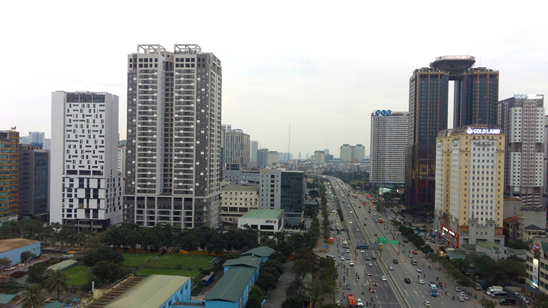 Dreamland Bonanza Duy Tân được thiết kế theo phong cách “mang vườn xanh về phố”, gồm 2 tòa tháp song song nhau