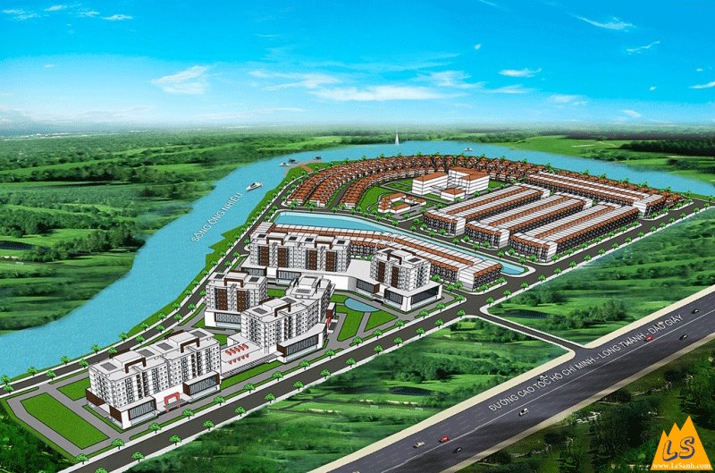 Phối cảnh dự án Khu dân cư Tân Cảng Phú Hữu