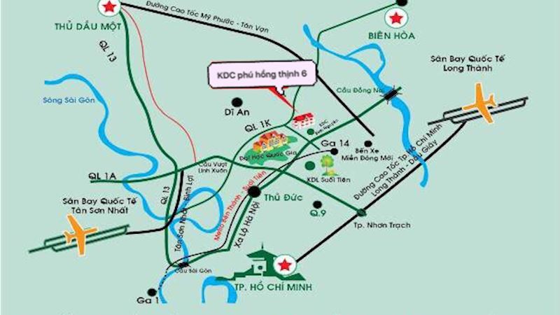 Hình ảnh về Khu dân cư Phú Hồng Thịnh 6