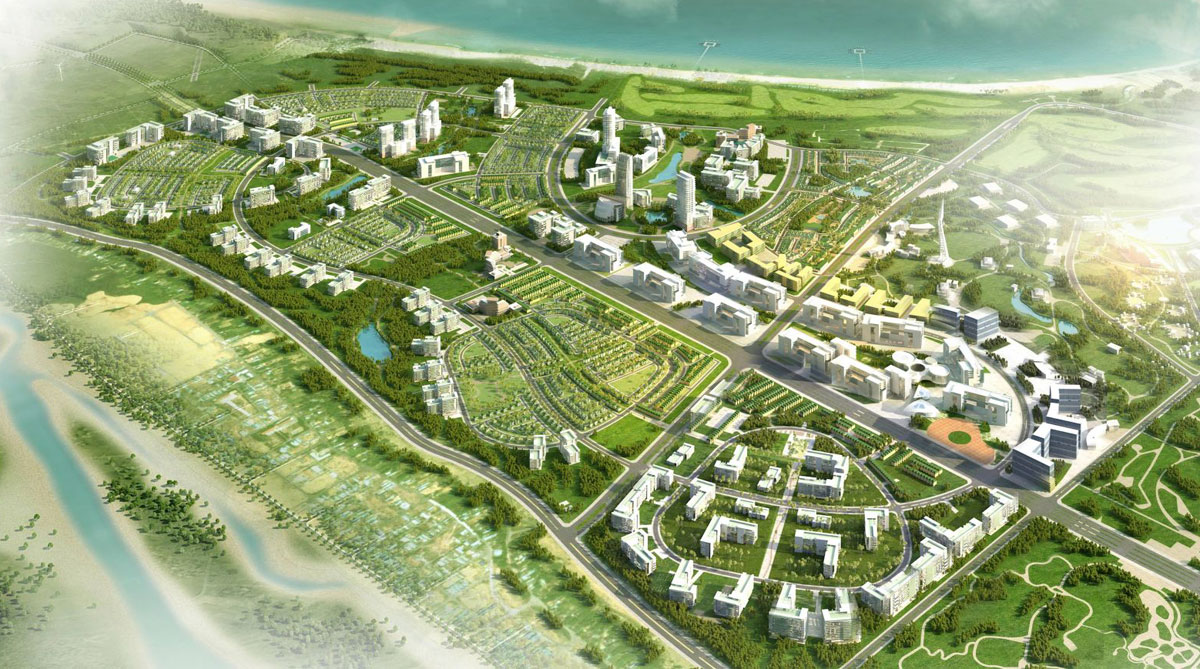 Phối cảnh dự án Khu đô thị mới Nhơn Hội New City