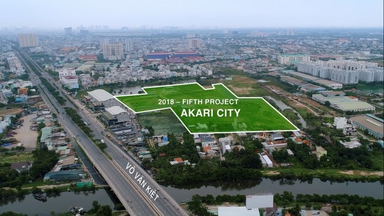 Vị trí dự án Akari City Nam Long