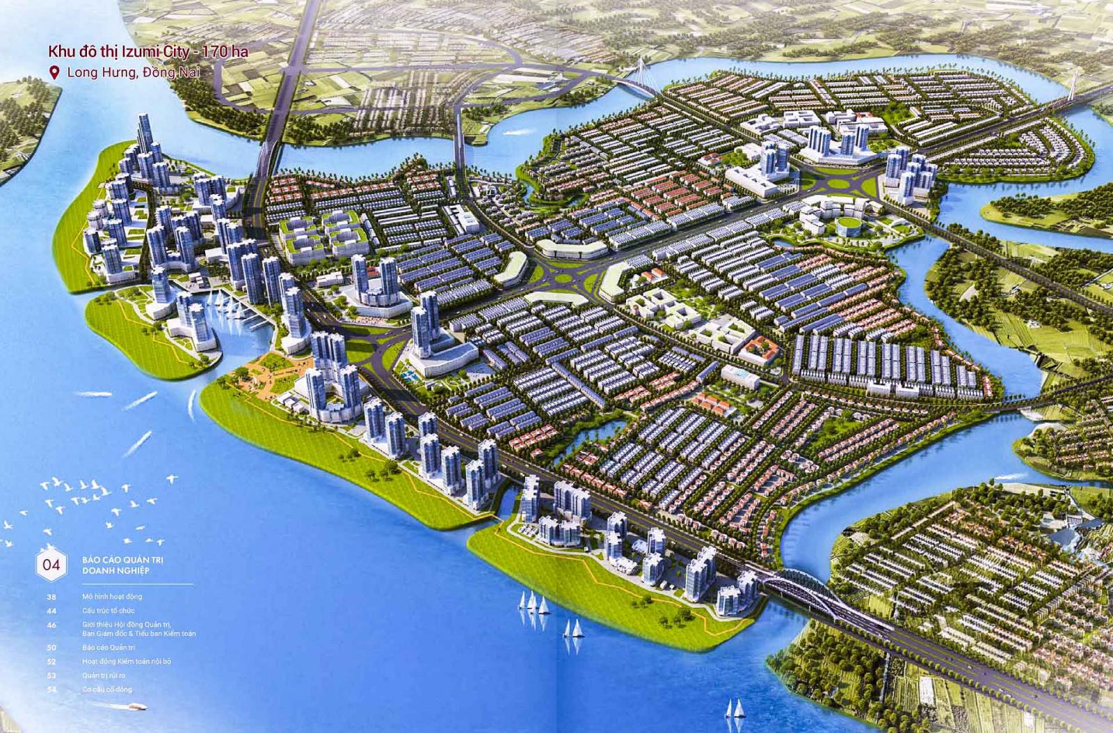 Phối cảnh tổng thể dự án Izumi City