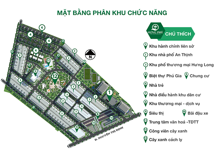 Hình ảnh về Khu đô thị Hưng Phú