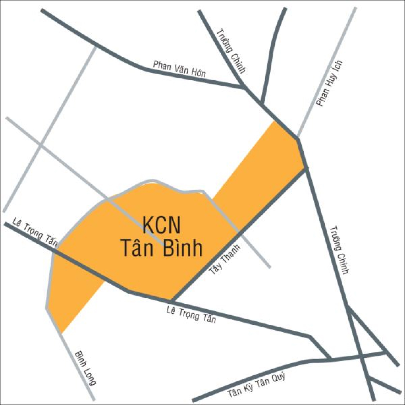 Vị trí KCN Tân Bình