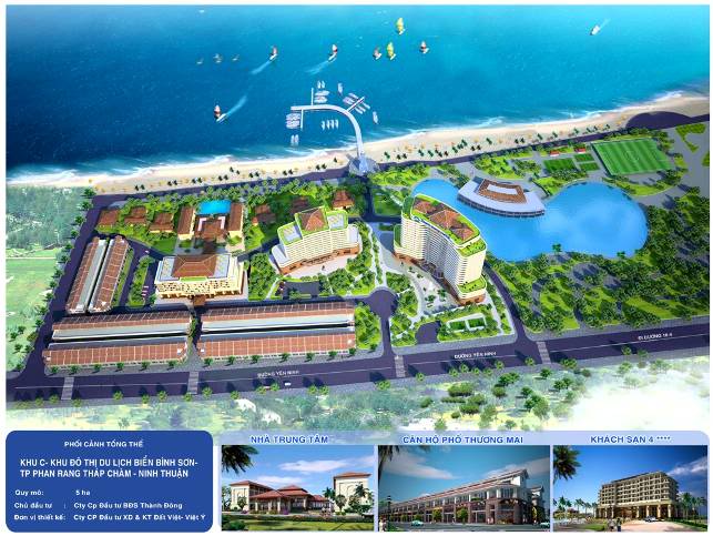 Phối cảnh tổng thể dự án Bình Sơn Ocean Park