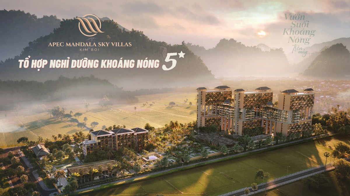 Phối cảnh dự án APEC Mandala Sky Villas Kim Bôi