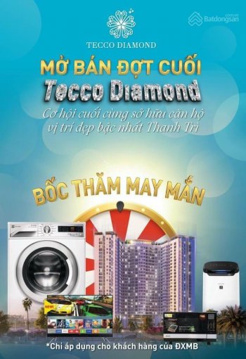 Mở Bán Đợt Cuối Tecco Diamond Giá Duy Nhất Ưu Đãi Khủng Nhất Từ Trước Tới Nay 70M2 Chỉ Từ 1,8 Tỷ