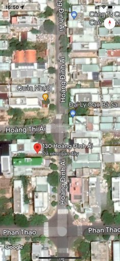 Chính Chủ Bán Đất 130 Hoàng Đình Ái (7,5M) - Tp Đà Nẵng, Hướng Đông