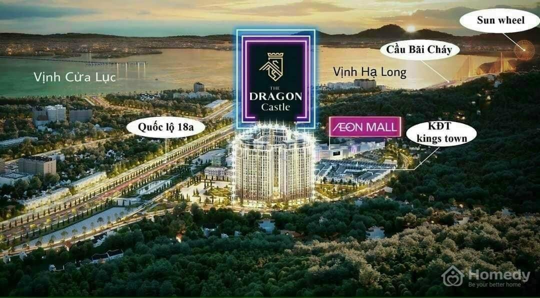 Duy Nhất 2 Căn Ngoại Giao Tầng Cao View Biển Dự Án The Dragon Castle Cạnh Tttm Aeon Mall Hạ Long