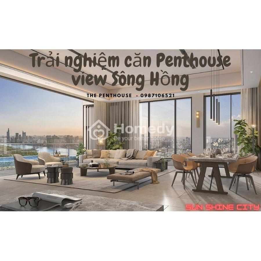 Tận Hưởng Căn Penthouse View Sông Hồng Toà Sunshine City Thiết Kế Duplex (39 - 40) Ngày 08/12/2022