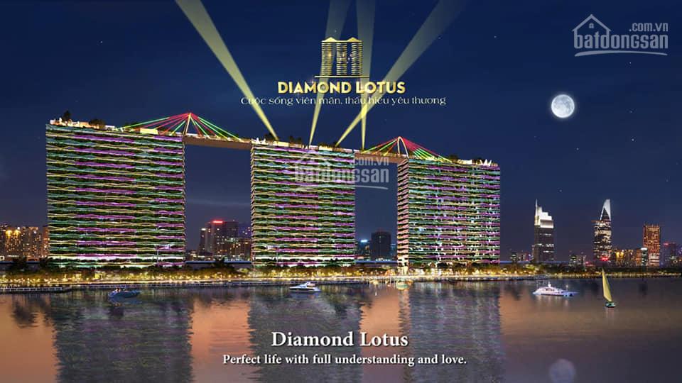 Bán Căn Hộ Diamond Lotus Riverside Chuẩn Mỹ 79M2, 3.55Tỷ