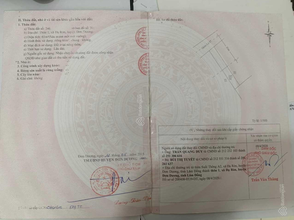 Bán 27,7M Ngang Đất Mặt Tiền Quốc Lộ 27