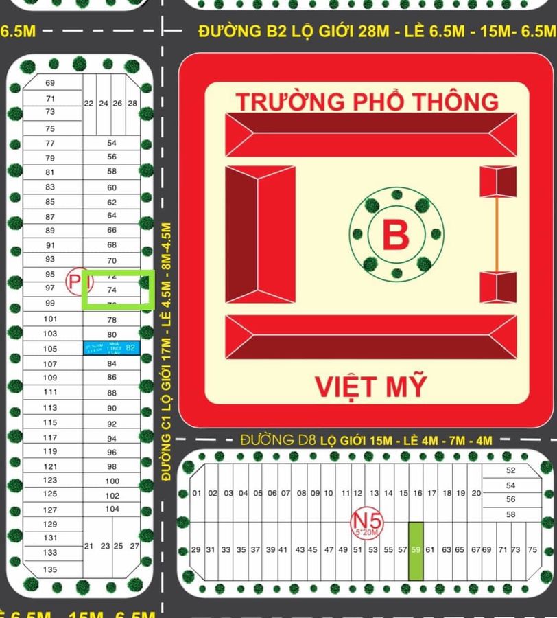 Bán Đất Thổ Cư Sổ Hồng Khu Thiên Lộc Cái Răng- Cần Thơ Kế Trường Việt Mỹ