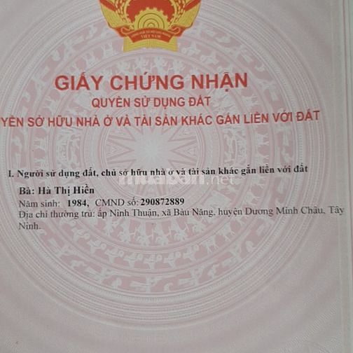 Cần Bán Đất Ấp Sân Cu, Xã Long Thành Bắc, Hoà Thành , Tây Ninh