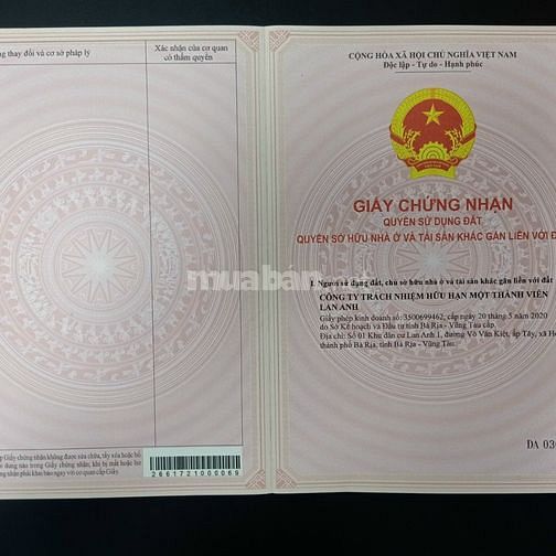 1 Lô Duy Nhất Lan Anh 7 133M2 Full Thổ Cư Sẵn Sổ Giá Chỉ 16Tr/M2