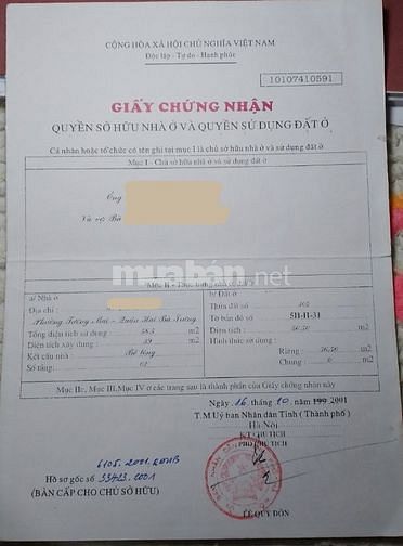 Bán Nhà Chính Chủ Mặt Ngõ To, Phố Nguyễn An Ninh