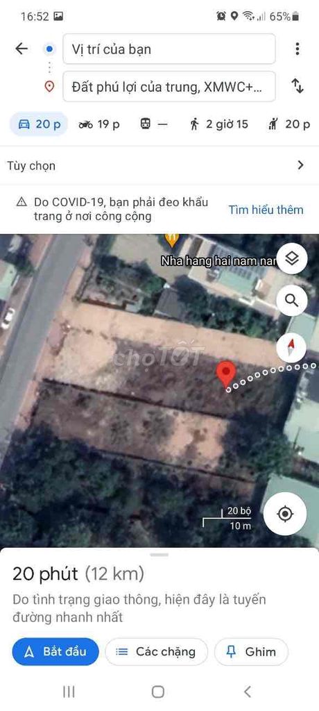 Bán Đất Đối Diện Cây Xăng Số 10