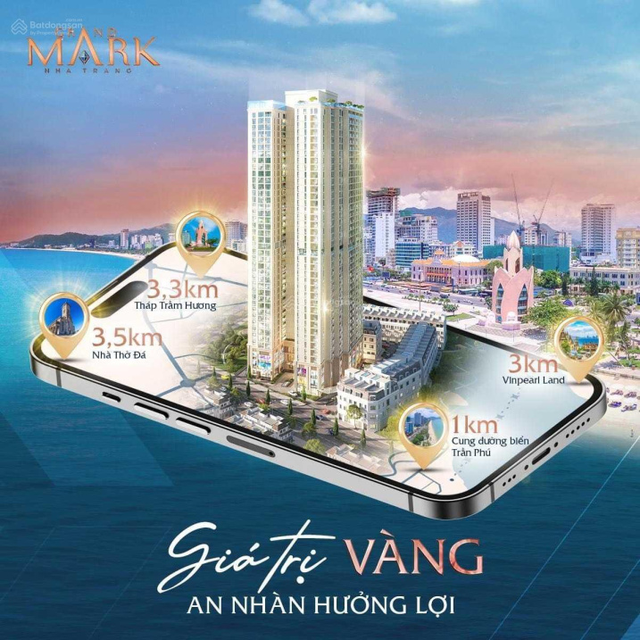 Grand Mark Nha Trang Chiết Khấu 28% Cho 30 Căn Đầu Tiên. Lh 0908 287 ***