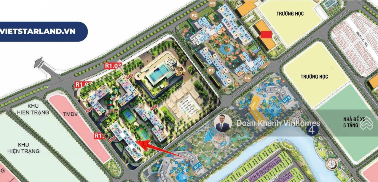 Căn Hộ Cao Cấp 2Pn 2Wc - The Zenpark View Quảng Trường Dubai - Ck 15.5% - Tặng 150Tr Lh: 0942 044 ***