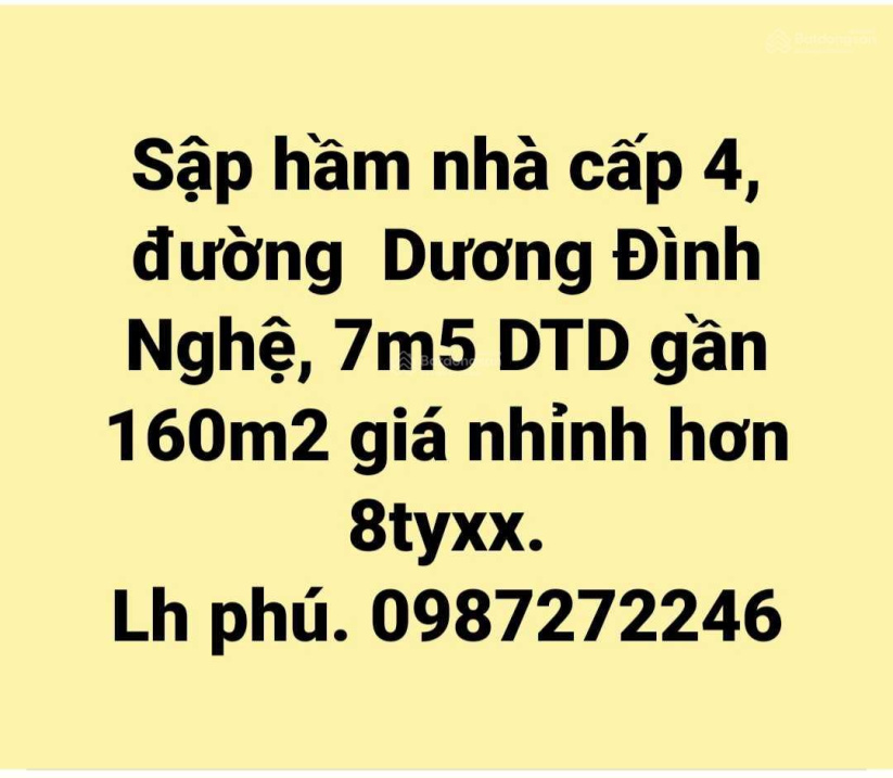 Sập Hầm Bán Đất Tặng Nhà Đường Dương Đình Nghệ Đầu Cầu Sông Hàn. Gần Biển Mỹ Khê 2Phút Đi Bộ