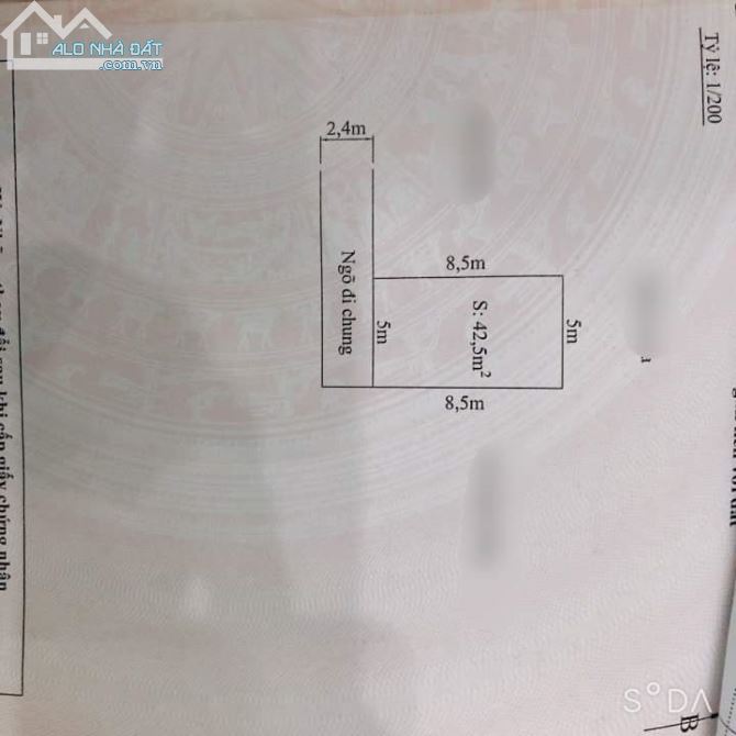 Bán Đất Hải An, Ngõ 389 Đằng Hải. 42M2 , Giá 1,55Tỷ Ngõ Ô Tô Đỗ Tận Đất.