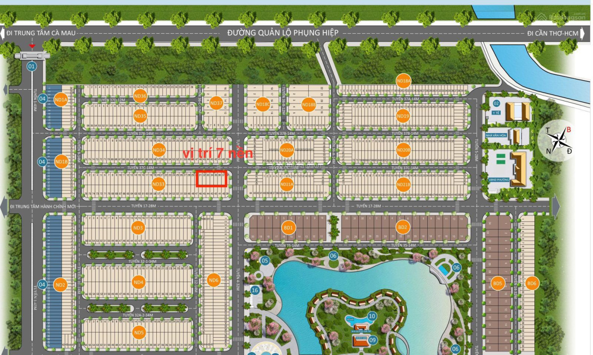 Chính Chủ Bán Gấp 1000M2 Đất Trong Khu Đô Thị Happy Home Cà Mau, Gần Quảng Trường Trung Tâm