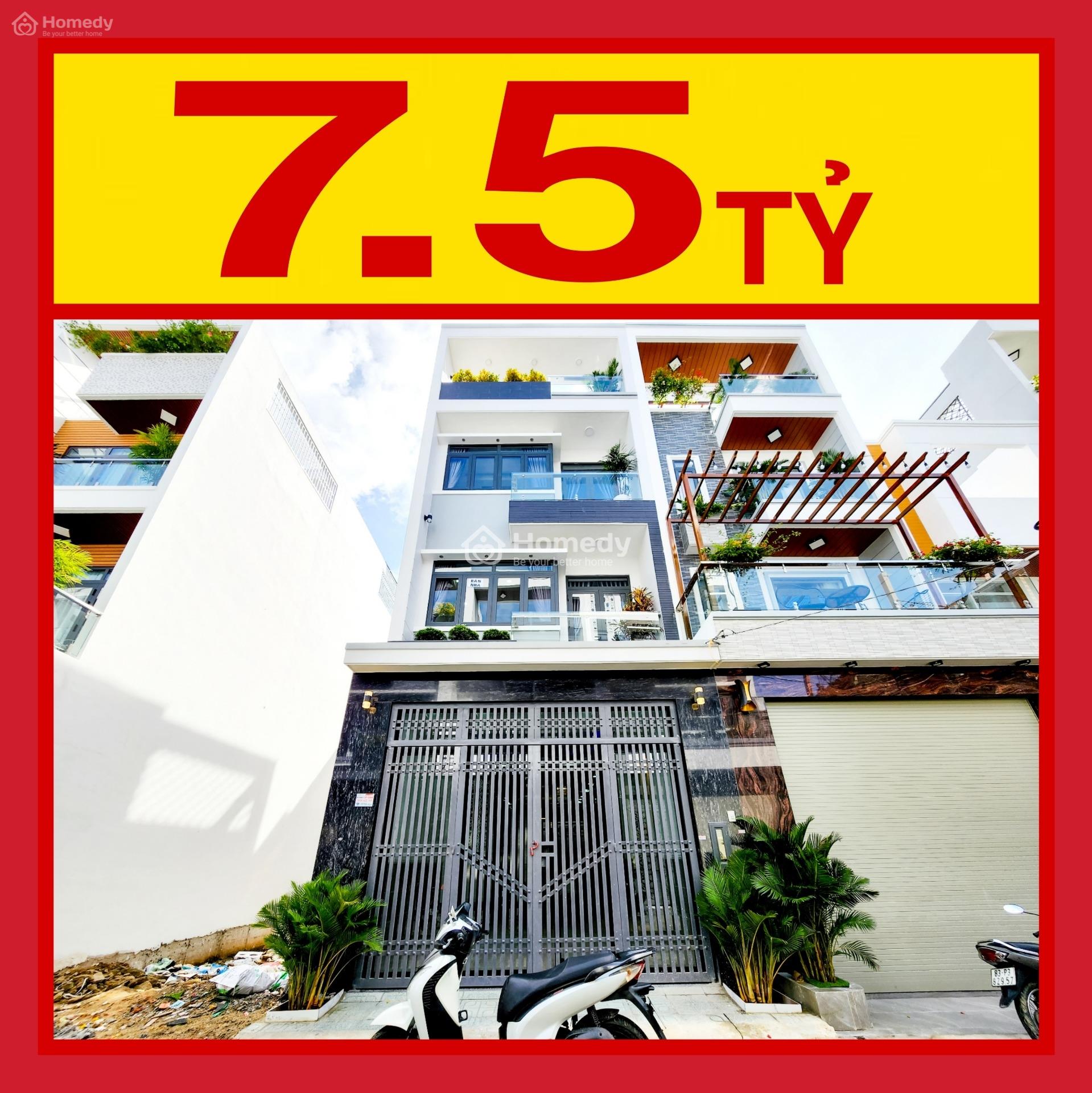 Nhà Phố Hiện Đại Đường Xe Hơi 7M Huỳnh Tấn Phát - 5X17M, 09016879***Phúc