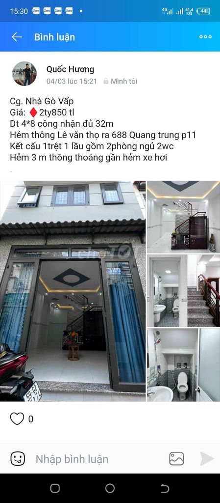 Bán Nhà Gò Vấp