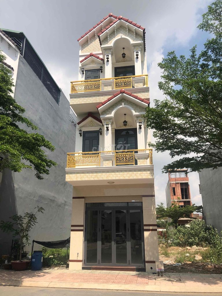 Nhà Gần Vòng Xoay An Phú - Thuận An 1 Trệt 2 Lầu