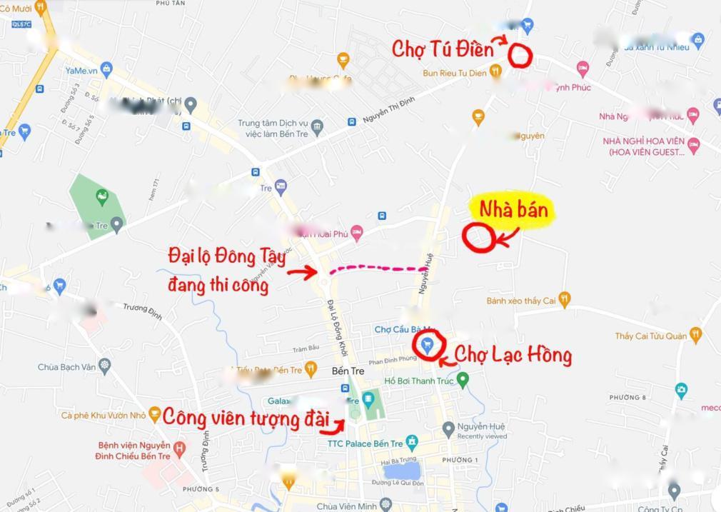 Bán Căn Nhà Riêng 68 M2, Hướng Tây Tại Đường Nguyễn Huệ - Phú Khương - Bến Tre - Bến Tre, Giá 2 Tỷ
