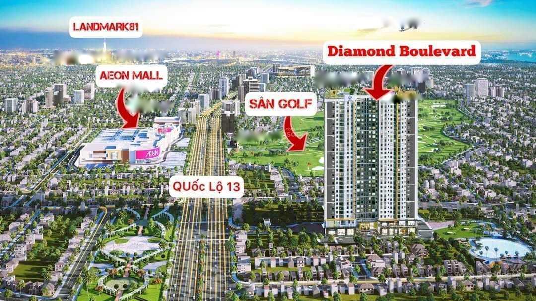 Sở Hữu Ngay Nhà Chung Cư Diamond Boulevard (Tecco Luxury), 3 Phòng Ngủ, 54 M2, Giá 1.67 Tỷ